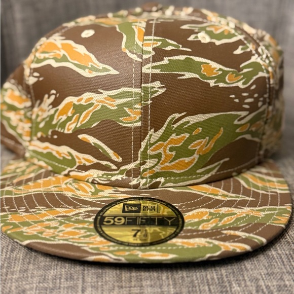 New Era Other - New Era 59FIFTY Brown Camo Fitted Cap Size 7 1/8